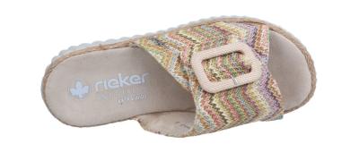 Rieker Damen Pantolette 692 pastell (Beige) 69253-91