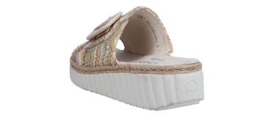 Rieker Damen Pantolette 692 pastell (Beige) 69253-91