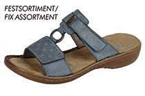 Rieker Damen Pantolette 608 azur (Blau) 60885-12