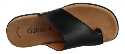 Gabor Damen Pantolette schwarz 03.700.27