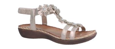 Rieker Damen Sandale V75 gold V7573-90