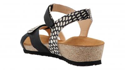 Think Damen Sandale Dumia SZ/KOMBI (Schwarz) 6-86375-09