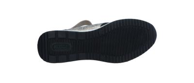 Rohde Damen Halbschuh/Sandale D24 nero/perle/schwarz-a (Schwarz) D2411-03