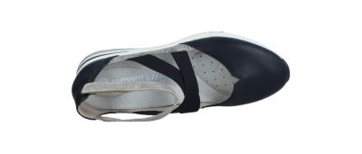 Rohde Damen Halbschuh/Sandale D24 nero/perle/schwarz-a (Schwarz) D2411-03