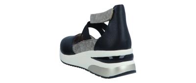 Rohde Damen Halbschuh/Sandale D24 nero/perle/schwarz-a (Schwarz) D2411-03