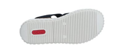 Rieker Damen Sandale 692 schwarz/schwarz-sand (Schwarz) 69269-00