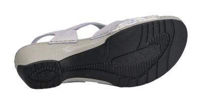 Suave Damen Sandale ivory (Grau) 711022-91