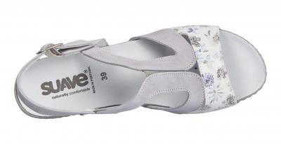 Suave Damen Sandale ivory (Grau) 711022-91