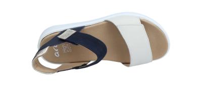 ara Damen Sandale MADEIRA-S CREAM,BLAU,PLATIN (Mehrfarbig) 1221406-09