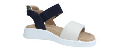 ara Damen Sandale MADEIRA-S CREAM,BLAU,PLATIN (Mehrfarbig) 1221406-09