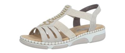Rieker Damen Sandale 662 beige 66201-62
