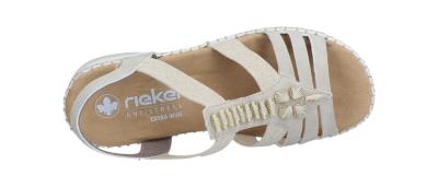 Rieker Damen Sandale 662 beige 66201-62