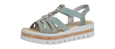 Rieker Damen Sandale V49 schilf (Grün) V4949-52