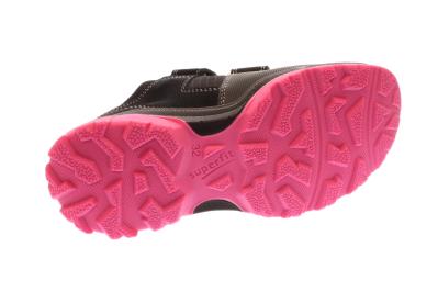 Superfit Kinder Halbschuh Jupita SCHWARZ/ROSA (Schwarz) 3-09065-00
