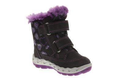 Superfit Kinder Stiefel Icebird GRAU/LILA (Grau) 0-300015-2000