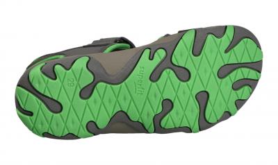 Superfit Kinder Sandale Mike 3.0 GRAU/GRÜN (Grau) 6-09468-20