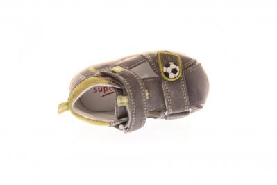 Superfit Kinder Sandale HELLGRAU/GELB (Grau) 4-00144-25