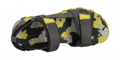 Superfit Kinder Sandale Henry GRAU/GELB (Grau) 6-00101-20