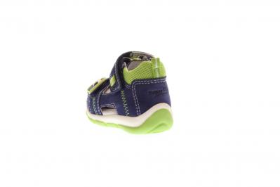 Superfit Kinder Sandale Freddy BLAU/HELLGRÜN (Blau) 4-00144-80