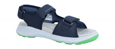 Superfit Kinder Sandale Criss Cross BLAU/GRÜN (Blau) 1-000583-8000