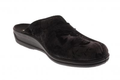 Manitu Damen Hausschuh grau (9) (Grau) 330173-9