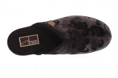 Manitu Damen Hausschuh grau (9) (Grau) 330173-9