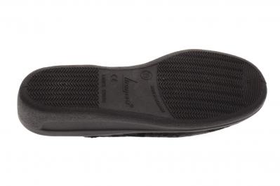 Manitu Damen Hausschuh grau (9) (Grau) 330173-9