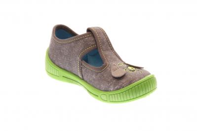 Superfit Kinder Hausschuh Bully GRAU 4-00263-20