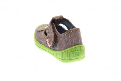 Superfit Kinder Hausschuh Bully GRAU 4-00263-20