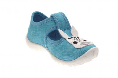 Superfit Kinder Hausschuh Spotty GRÜN (Türkis) 6-09256-71