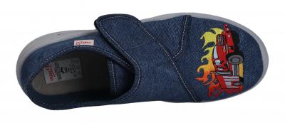 Superfit Kinder Hausschuh Benny BLAU 0-600298-8100