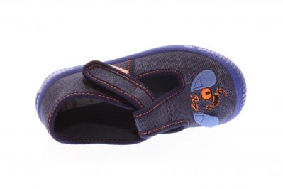 Superfit Kinder Hausschuh Bully BLAU 4-00263-81