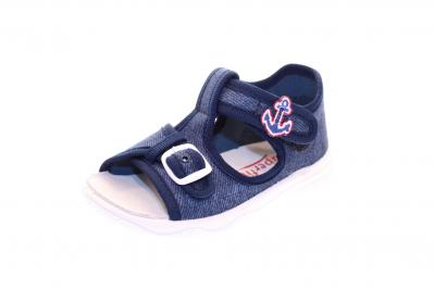 Superfit Kinder Sandale/Hausschuh Polly OCEAN (Blau) 0-800292-8000