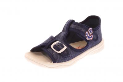 Superfit Kinder Sandale/Hausschuh Polly OCEAN (Blau) 0-800292-8000
