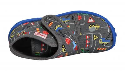 Superfit Kinder Hausschuh Spotty GRAU 0-509255-2000