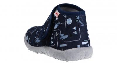 Superfit Kinder Hausschuh Spotty BLAU 1-009247-8000