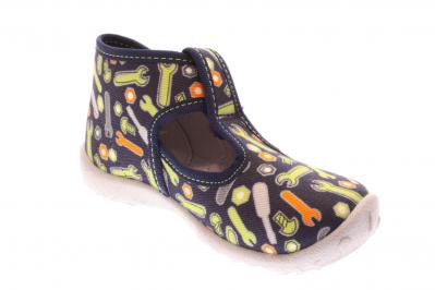 Superfit Kinder Hausschuh Spotty BLAU 5-09252-80