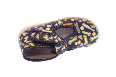 Superfit Kinder Hausschuh Spotty BLAU 5-09252-80