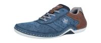Rieker Herren Halbschuh baltik/zimt/dunst/na (Blau) 07506-16