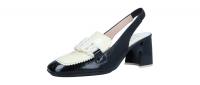 Hispanitas Damen Slingpumps Rio V24 black black/nata (Schwarz) HV243317
