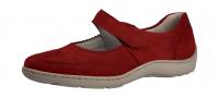 Waldläufer Damen Ballerina/Slipper Henni Denver cherry LS hel (Rot) 496302