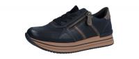 Remonte Damen Halbschuh/Sneaker schwarz/brown/schwar (Schwarz) D1318-03