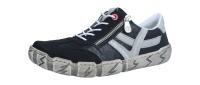 Rieker Damen Halbschuh schwarz/schwarz/ceme (Schwarz) L0363-00