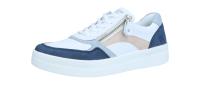 Remonte Damen Halbschuh/Sneaker jeans/weiss/bleu/ros (Weiß) D0J01-85