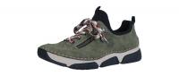 Rieker Damen Halbschuh/Sneaker liane/schwarz (Grün) 45973-54