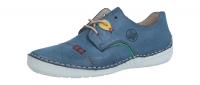 Rieker Damen Halbschuh 525 royal/smaragd/gelb (Blau) 52528-14
