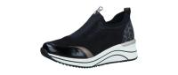 Remonte Damen Halbschuh/Sneaker schwarz/bronze (Schwarz) D0T08-02