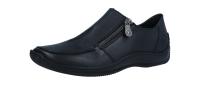 Rieker Damen Halbschuh schwarz/schwarz (Schwarz) L1780-00