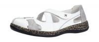 Rieker Damen Halbschuh WEISS/GREY (Weiß) 46367-80