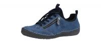 Rieker Damen Halbschuh/Sneaker jeans/schwarz (Blau) 52573-14